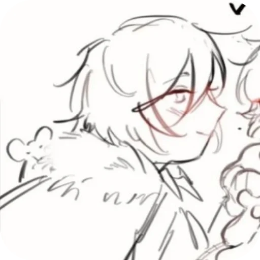 ❤ Стикер «Bungo stray dogs» для Telegram