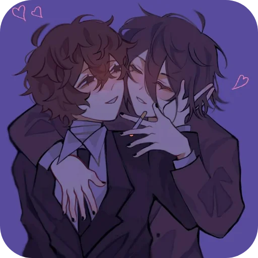 🚬 Стикер «Bungo stray dogs» для Telegram