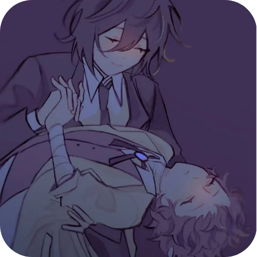 ❤ Стикер «Bungo stray dogs» для Telegram