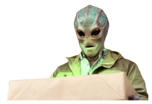 🎁 Стикер «Resident Alien v2» для Telegram