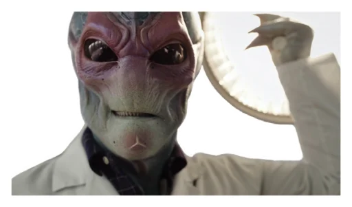 😈 Стикер «Resident Alien v2» для Telegram