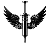 Стикер 22 Resident Angelic