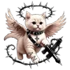 Стикер 58 Resident Angelic