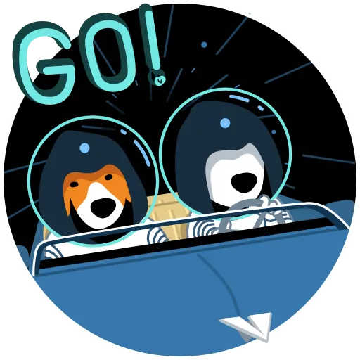🚀 Стикер «Resistance Dog» для Telegram