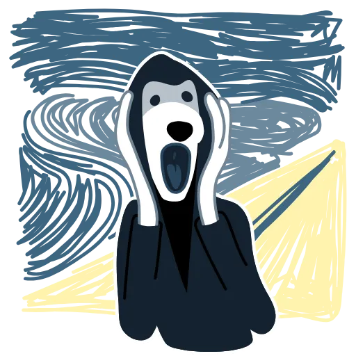 😱 Стикер «Resistance Dog» для Telegram