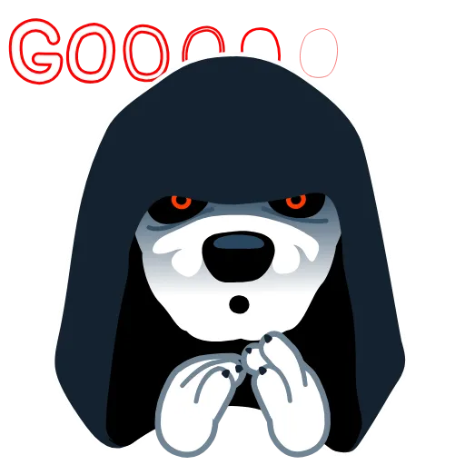😈 Стикер «Resistance Dog» для Telegram