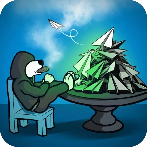 🫥 Стикер «Resistance Dog Art» для Telegram