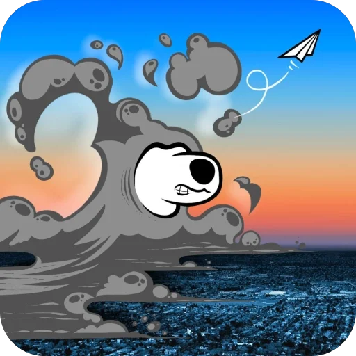 🫥 Стикер «Resistance Dog Art» для Telegram