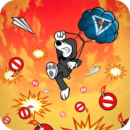 🫥 Стикер «Resistance Dog Art» для Telegram