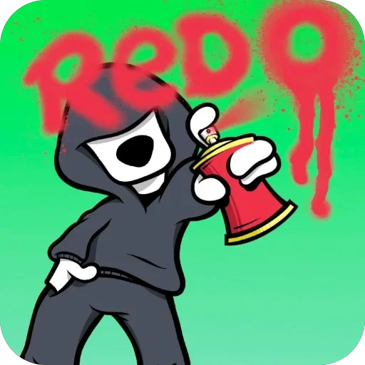 🫥 Стикер «Resistance Dog Art» для Telegram