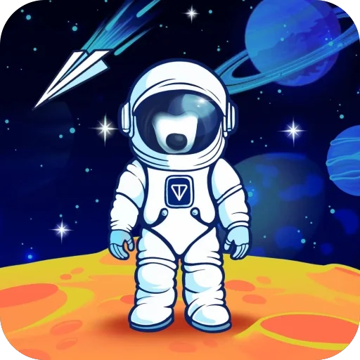 🫥 Стикер «Resistance Dog Art» для Telegram
