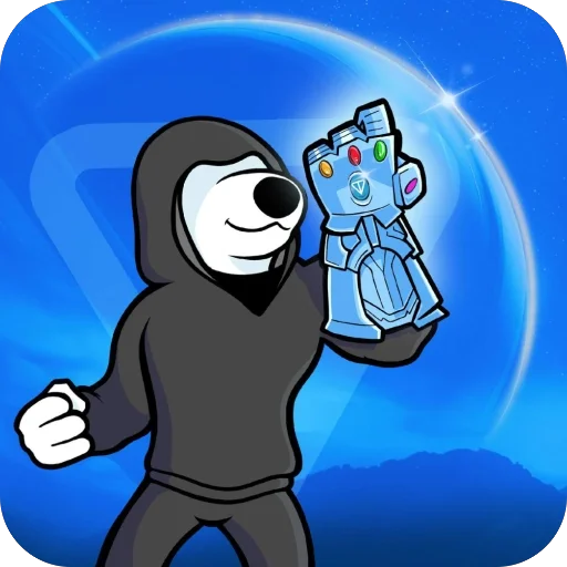 🫥 Стикер «Resistance Dog Art» для Telegram