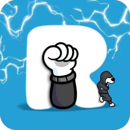 🫥 Стикер «Resistance Dog Art» для Telegram