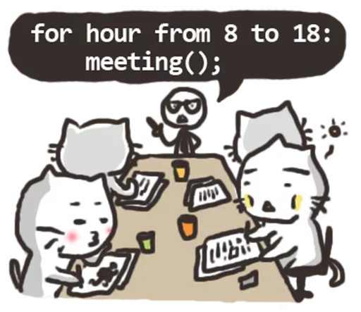 😍 Стикер «Response timeout» для Telegram