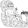 Стикер 21 🥴 Retarded emoji