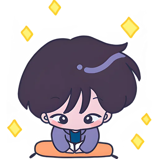 🥹 Стикер «Ретро кун» для Telegram