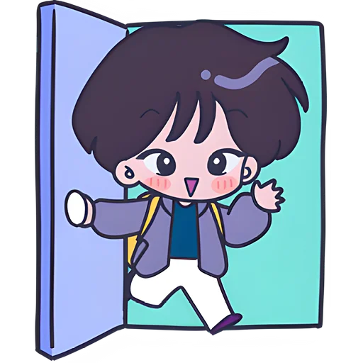 ✋ Стикер «Ретро кун» для Telegram