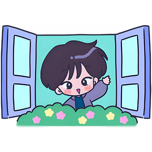 ✋ Стикер «Ретро кун» для Telegram