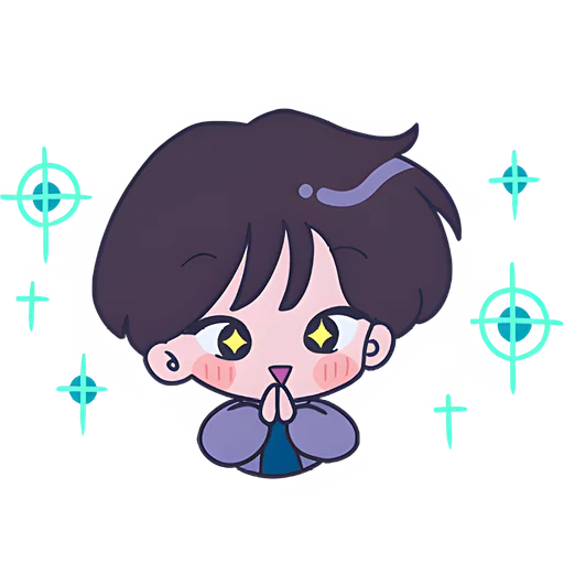 🥹 Стикер «Ретро кун» для Telegram