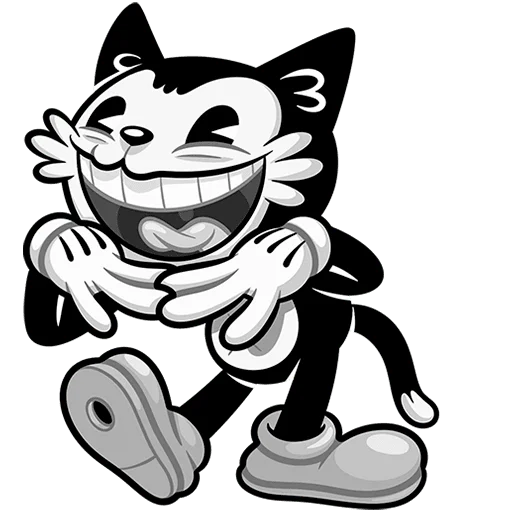 😄 Стикер «Ретрокот Джо Без Текста» для Telegram