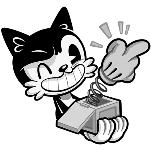 🖕 Стикер «Ретрокот Джо Без Текста» для Telegram