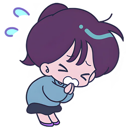 😔 Стикер «Ретро чан» для Telegram