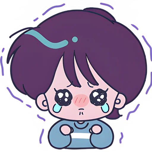 😭 Стикер «Ретро чан» для Telegram