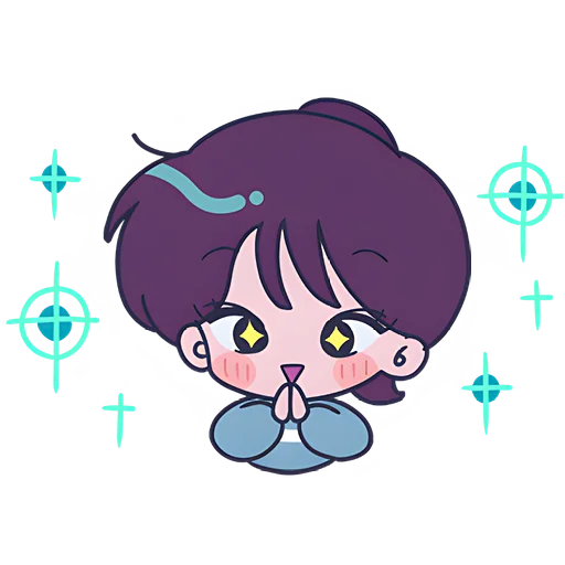 😍 Стикер «Ретро чан» для Telegram