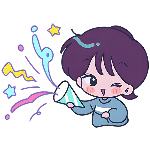 🎉 Стикер «Ретро чан» для Telegram