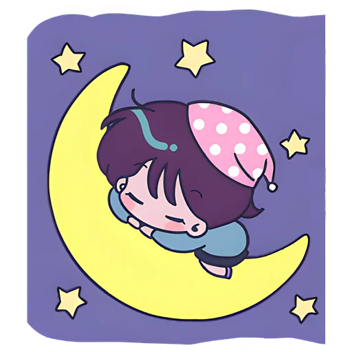 😴 Стикер «Ретро чан» для Telegram