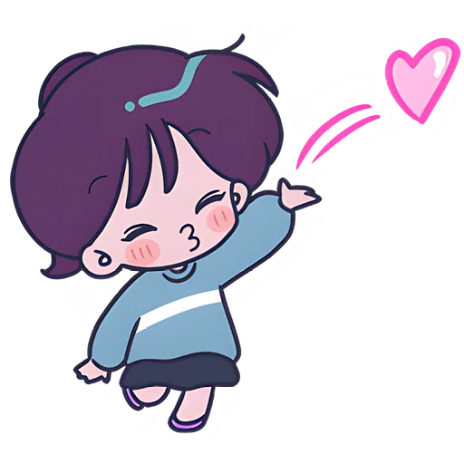 😘 Стикер «Ретро чан» для Telegram