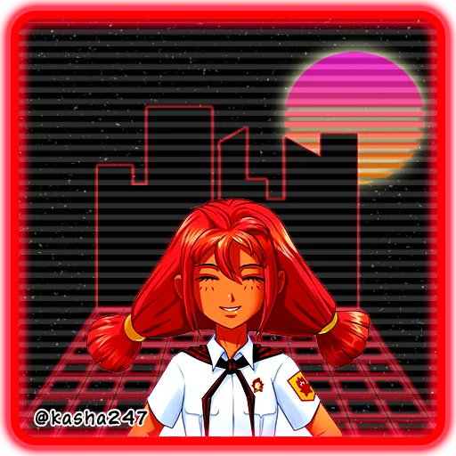 😌 Стикер «Retro Everlasting Summer Бесконечное лето» для Telegram