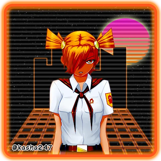 😤 Стикер «Retro Everlasting Summer Бесконечное лето» для Telegram