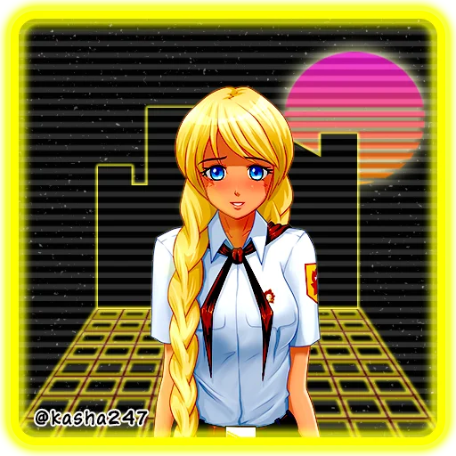 😍 Стикер «Retro Everlasting Summer Бесконечное лето» для Telegram