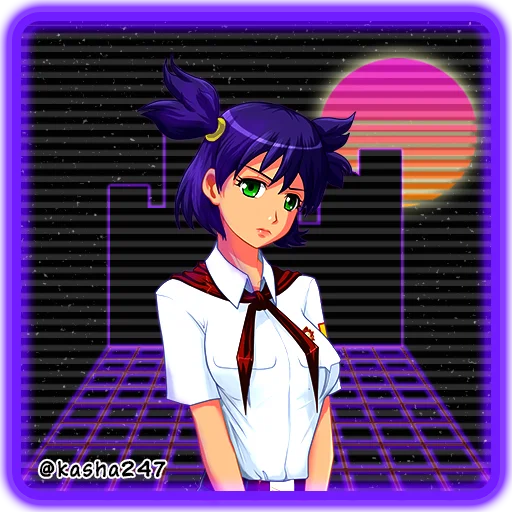 🙁 Стикер «Retro Everlasting Summer Бесконечное лето» для Telegram