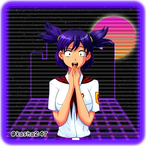 😲 Стикер «Retro Everlasting Summer Бесконечное лето» для Telegram