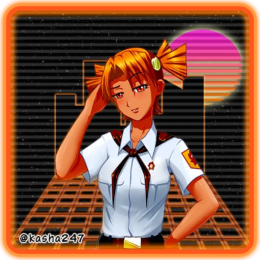 😏 Стикер «Retro Everlasting Summer Бесконечное лето» для Telegram