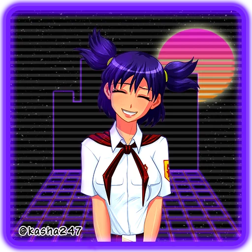 😄 Стикер «Retro Everlasting Summer Бесконечное лето» для Telegram