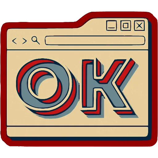 Стикер 55 Ретро