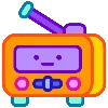 📻 Эмодзи «Retro Wave» для Telegram