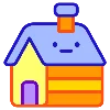 🏠 Эмодзи «Retro Wave» для Telegram