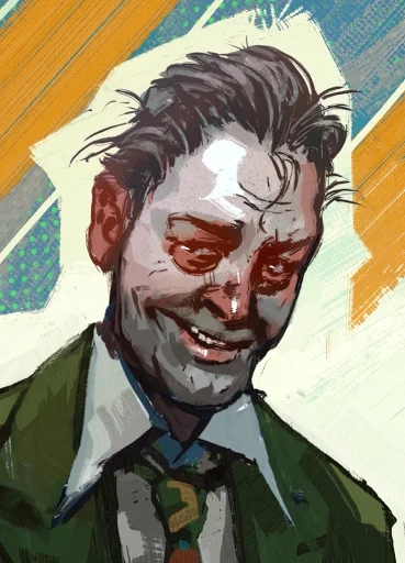 🕵️‍♂️ Стикер «Disco Elysium» для Telegram