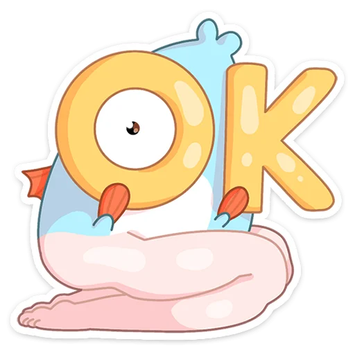 👌 Стикер «Реверсивная русалка» для Telegram