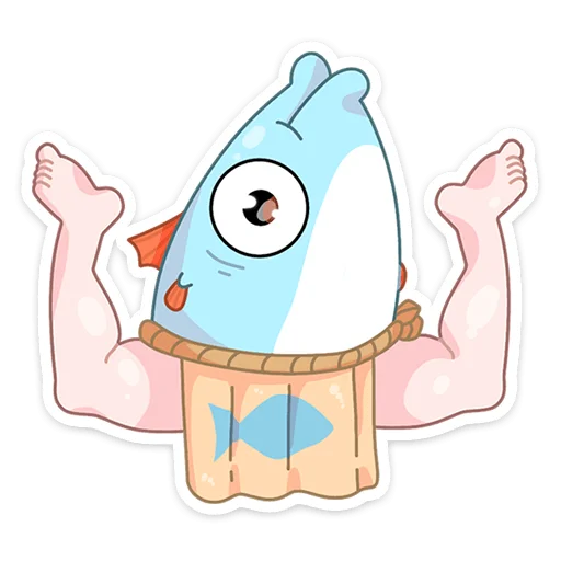 🤷‍♂️ Стикер «Реверсивная русалка» для Telegram