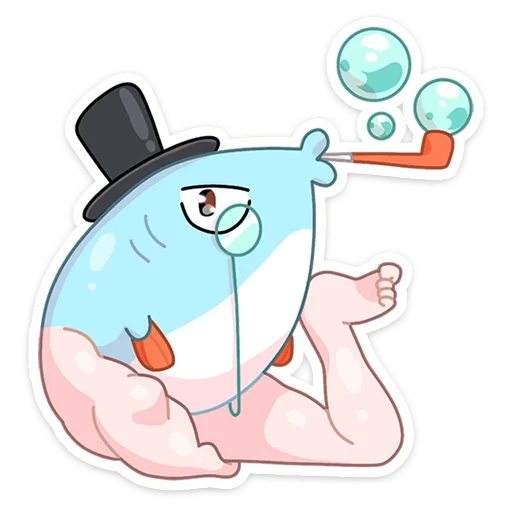 🧐 Стикер «Реверсивная русалка» для Telegram