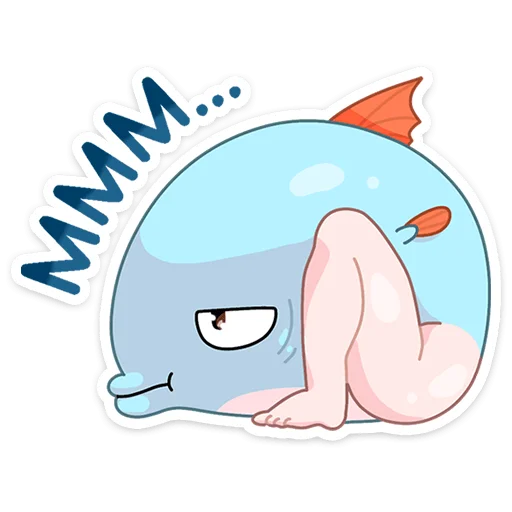 🐟 Стикер «Реверсивная русалка» для Telegram