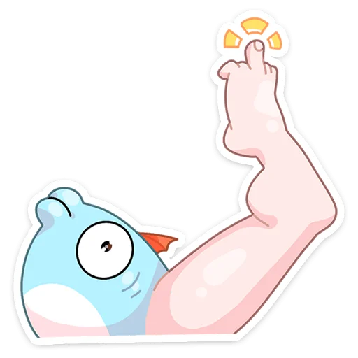 🖕 Стикер «Реверсивная русалка» для Telegram