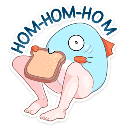 🥪 Стикер «Реверсивная русалка» для Telegram
