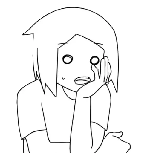 😟 Стикер «ReyZi-Chan» для Telegram