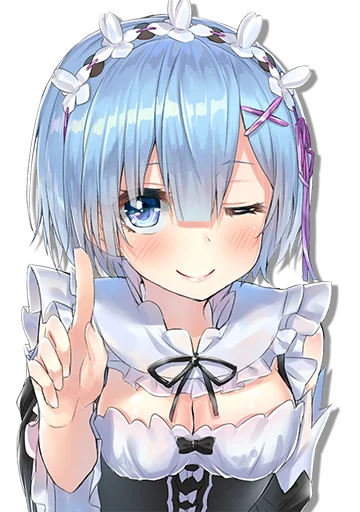 👆 Стикер «ReZero» для Telegram